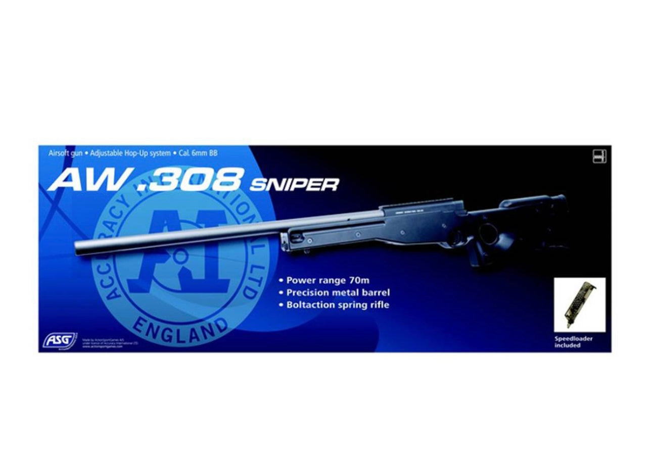 ASG AW308 Sniper Noir 1.9J