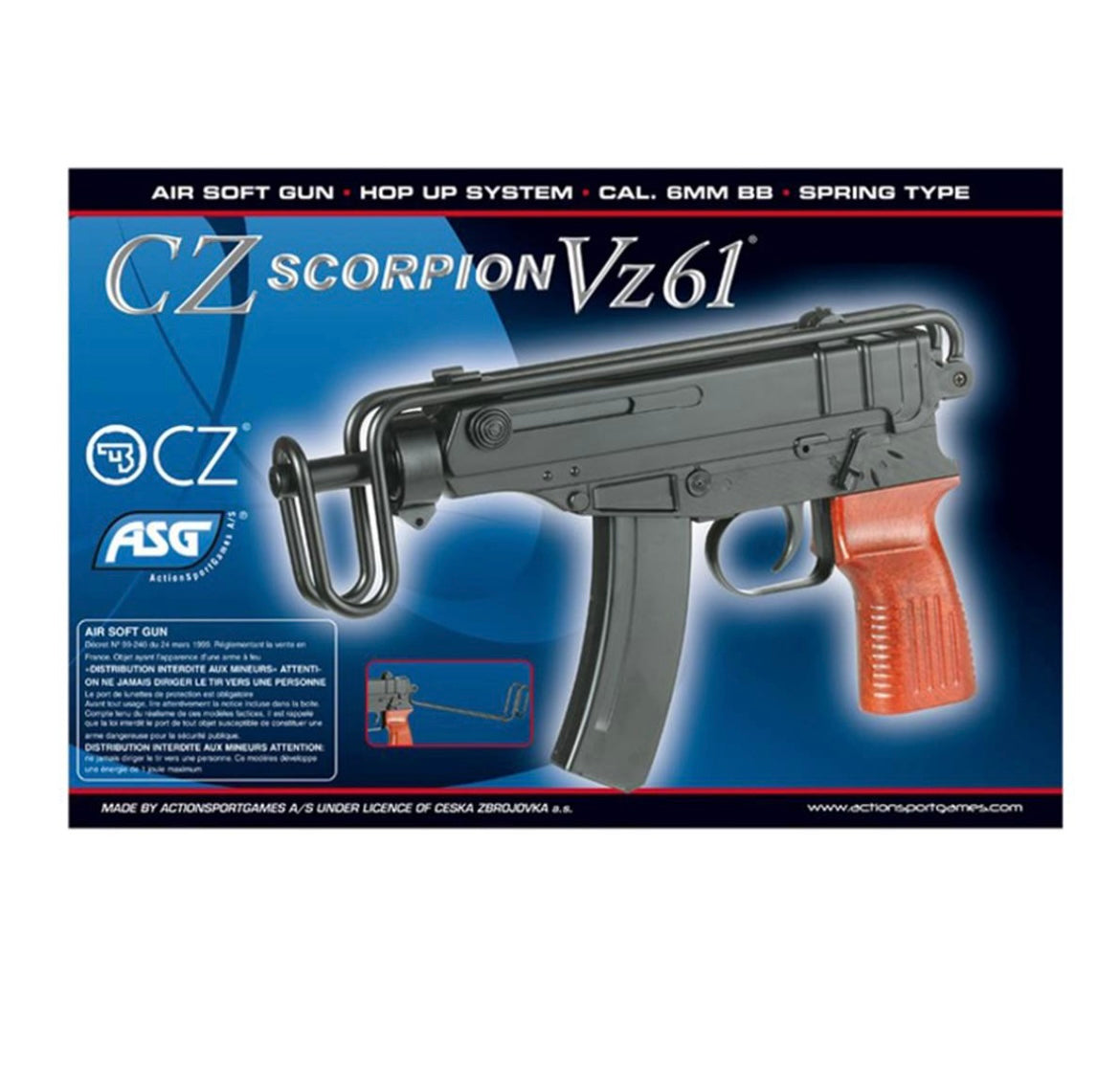 ASG CZ Scorpion vz61 SPRING 0.2J - Terminal Airsoft