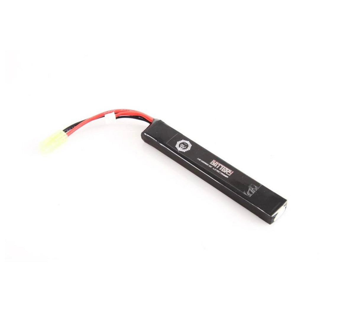 Duel Code Batterie LiPo 7.4V 1300 mAh 15C stick - Terminal Airsoft