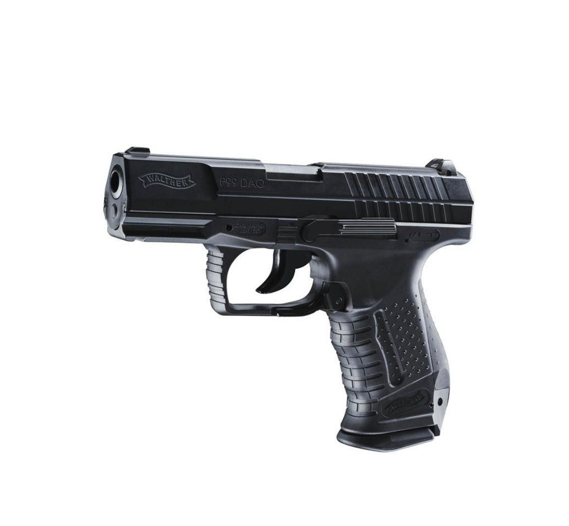 Walther P99 DAO Noir Full Métal CO2 Blowback 1.9J - Terminal Airsoft