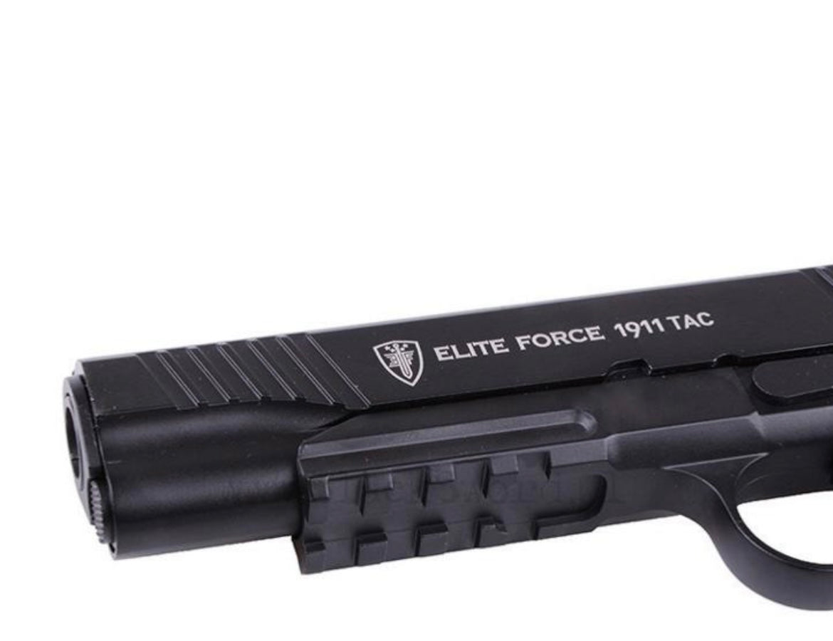 Elite Force 1911 Tactical Noir Full Métal CO2 Blowback 1.3J - Terminal Airsoft