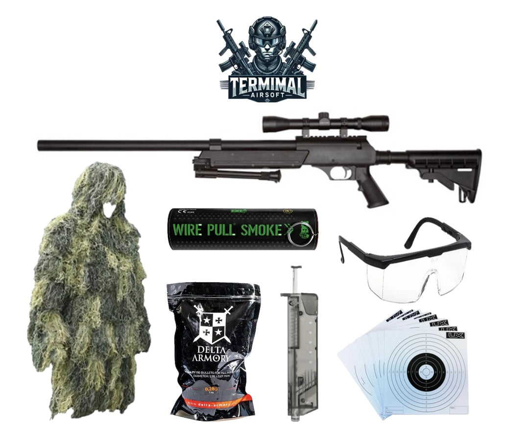 Pack complet Sniper Ready To Go - Terminal Airsoft