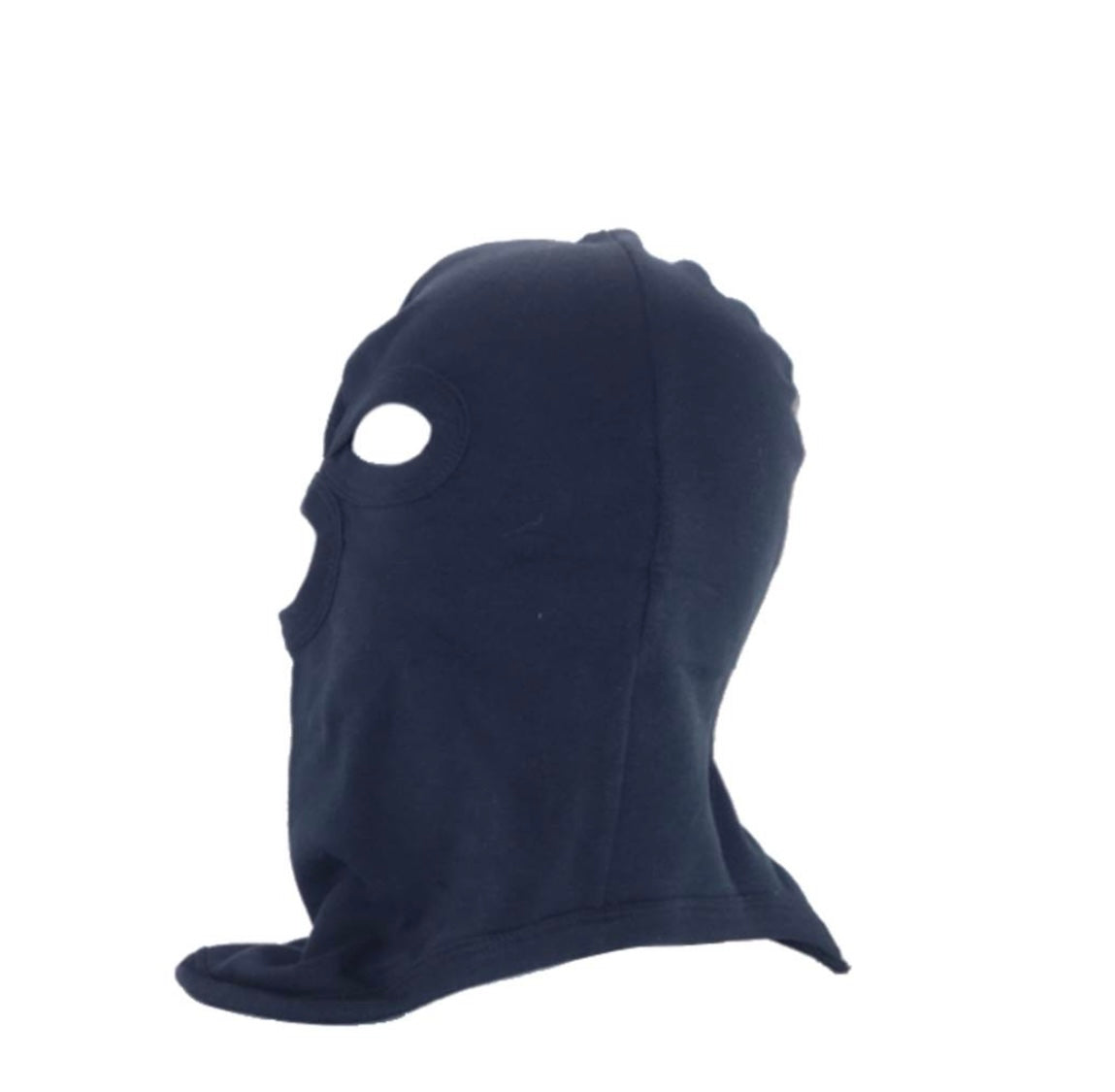 Cagoule longue 3 trous coton Noire - Terminal Airsoft