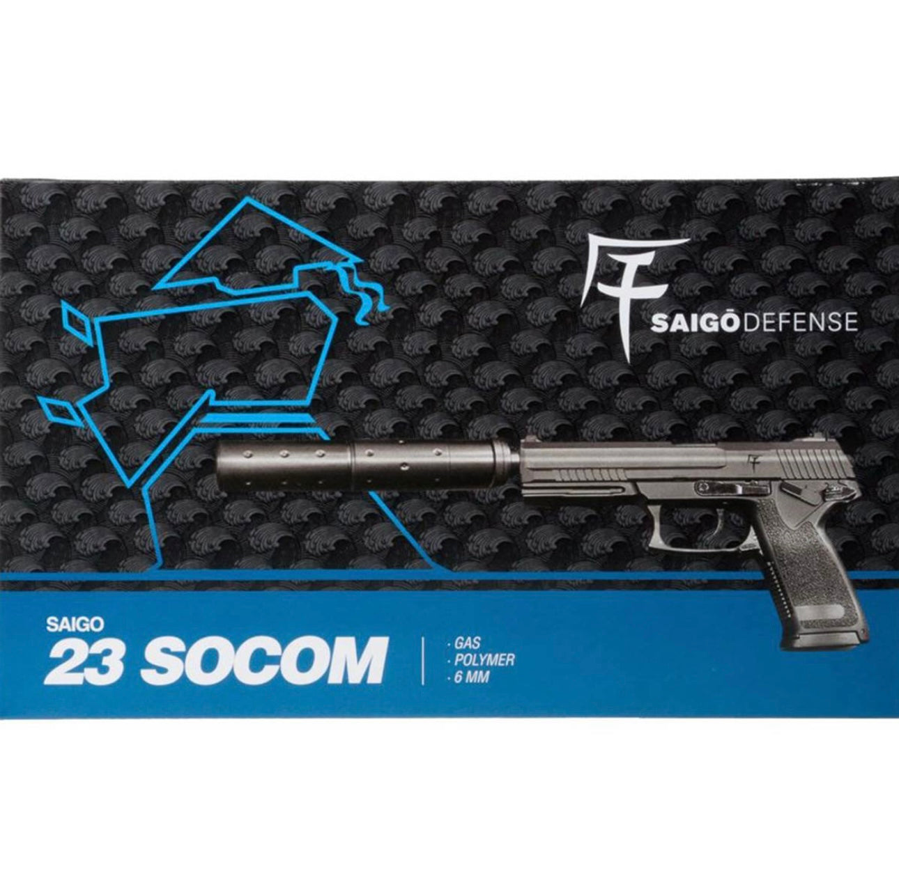 Saigo Defense MK23 Socom Gaz Fixe 0.9J