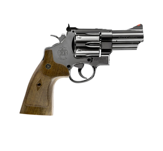 Smith & Wesson M29 Revolver 6mm Co2 3" Full Metal Chrome 1.5J