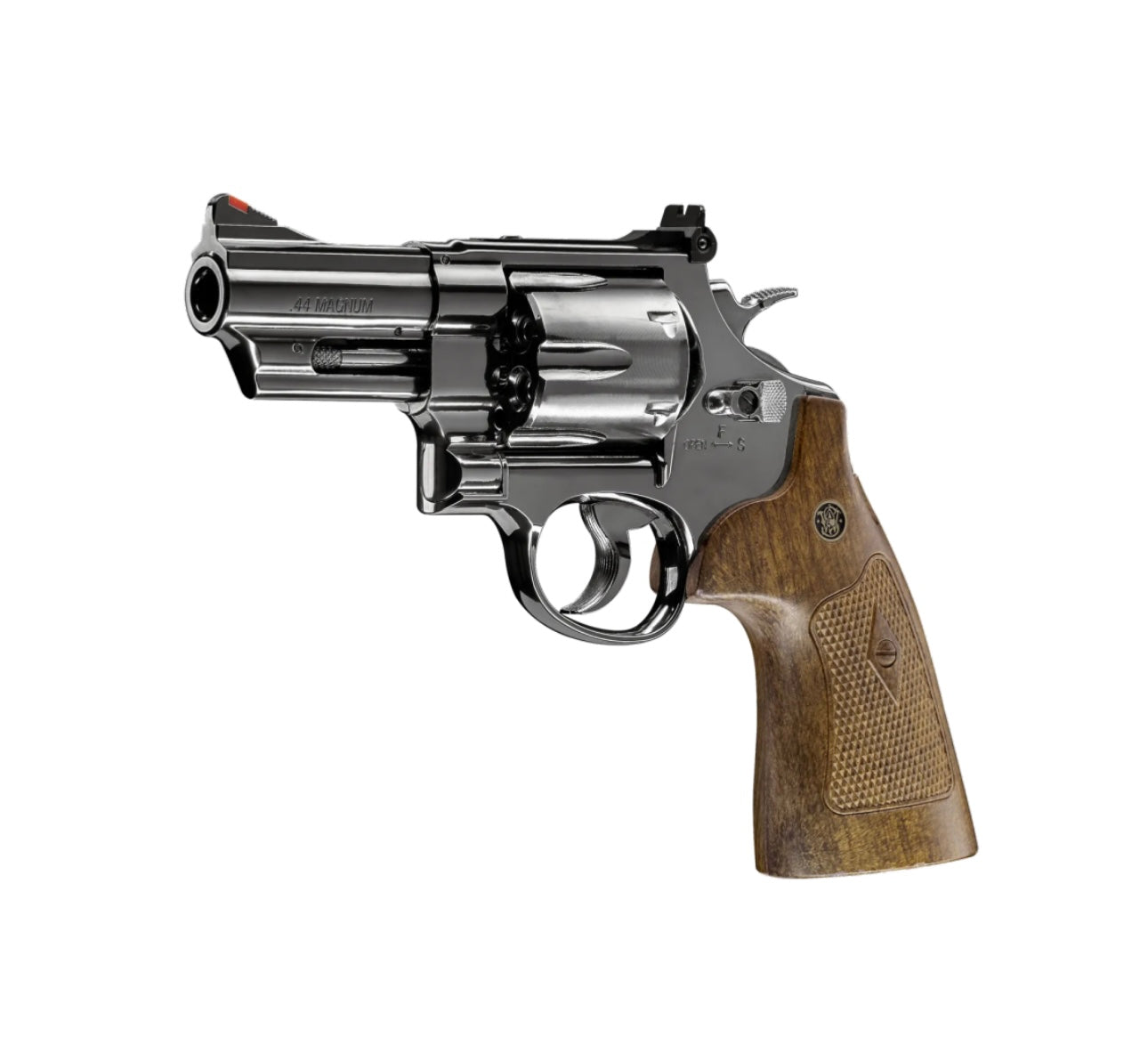 Smith & Wesson M29 Revolver 6mm Co2 3" Full Metal Chrome 1.5J