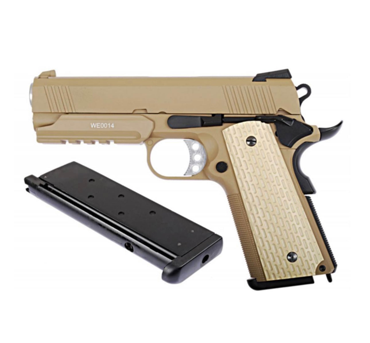 WE Desert Warrior 4.3 Tan GAZ Blowback 0.9J