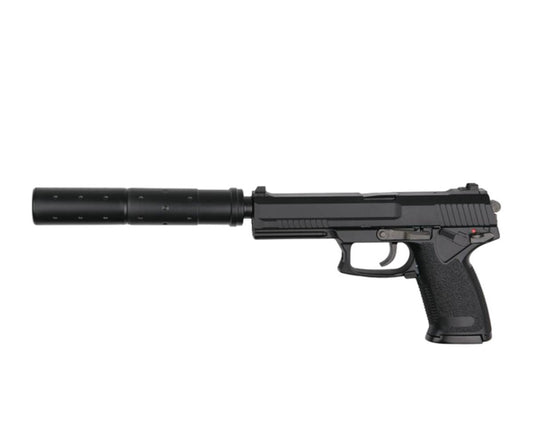 ASG MK23 Special Operation GAZ Fixe + Silencieux canon 0.7J