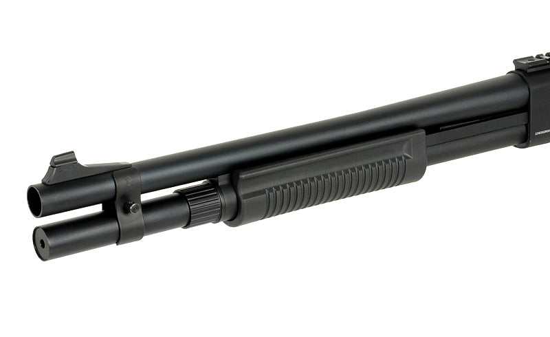 M8872 SHOTGUN V2 (GREEN GAS POWERED) - BLACK [GOLDEN EAGLE] - Terminal Airsoft