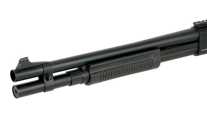 M8872 SHOTGUN V2 (GREEN GAS POWERED) - BLACK [GOLDEN EAGLE] - Terminal Airsoft