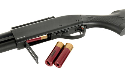 M8872 SHOTGUN V2 (GREEN GAS POWERED) - BLACK [GOLDEN EAGLE] - Terminal Airsoft