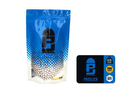 0.25G PROSLICK AIRSOFT BBS - 2000RD BAG [P&J] - Terminal Airsoft