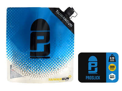 0.28G PROSLICK AIRSOFT BBS - 3000RD BAG [P&J] - Terminal Airsoft