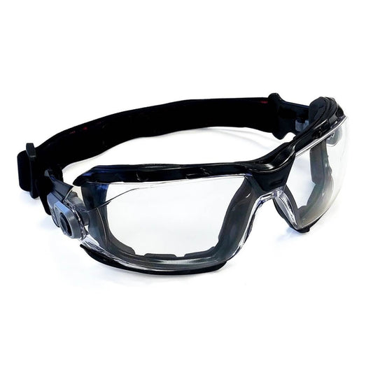 lunette-Masque de protection avec bord mousse et élastique - Terminal Airsoft