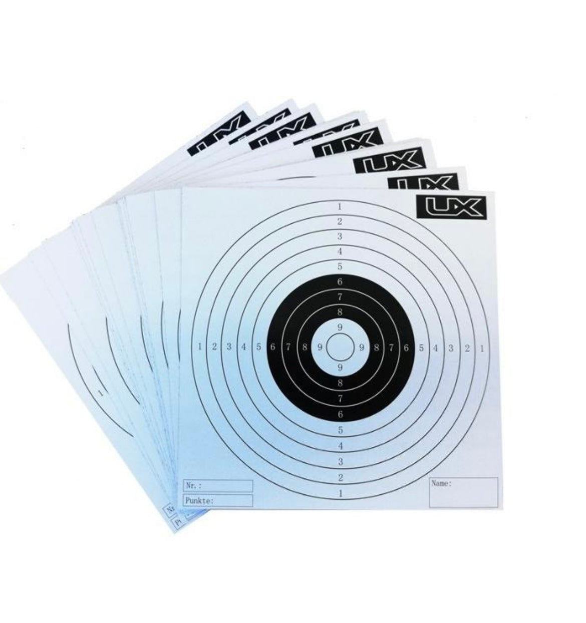 Cibles UX 14cm x 14cm spécial 4.5mm (x100) - Terminal Airsoft