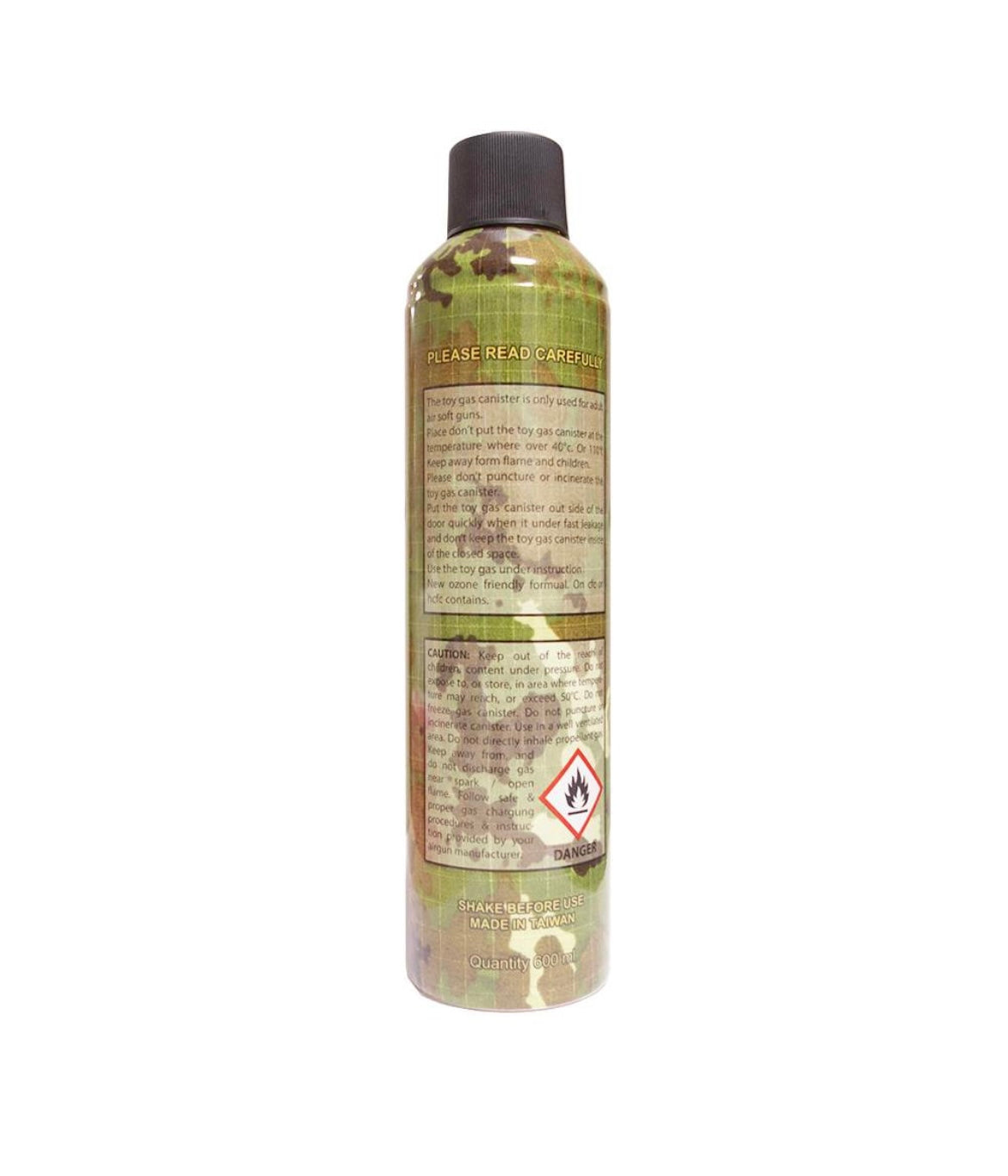 PTG Green Gaz Power Air Gun 600ml - Terminal Airsoft